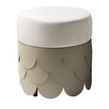CHARLESTON LEATHER POUF