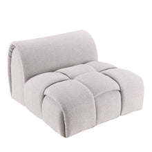 Load image into Gallery viewer, GLAM PEARL GRAY SOFT SHERPA ARMCHAIR