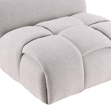 Load image into Gallery viewer, GLAM PEARL GRAY SOFT SHERPA ARMCHAIR