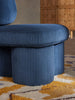 Thea Accent Chair in Steel Blue