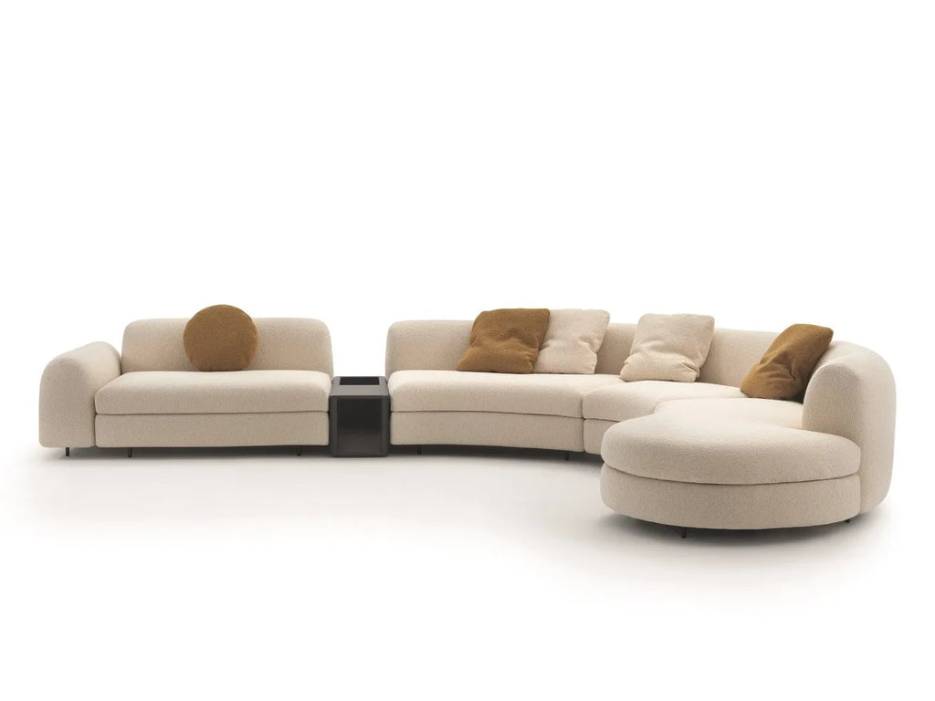 Eco sectional curved modular sofa