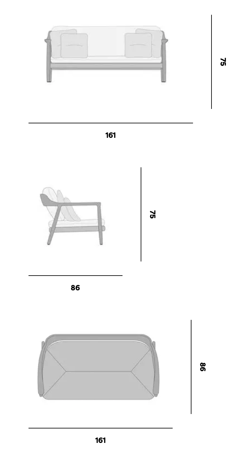 yiko outdoor sofa