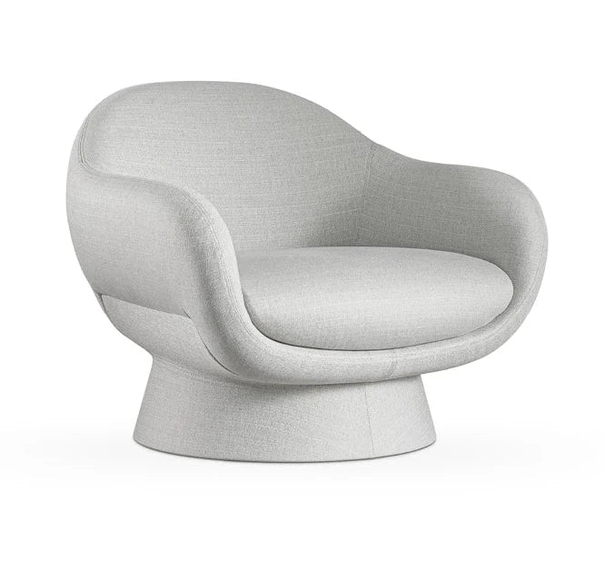 Boolean armchair with covered base