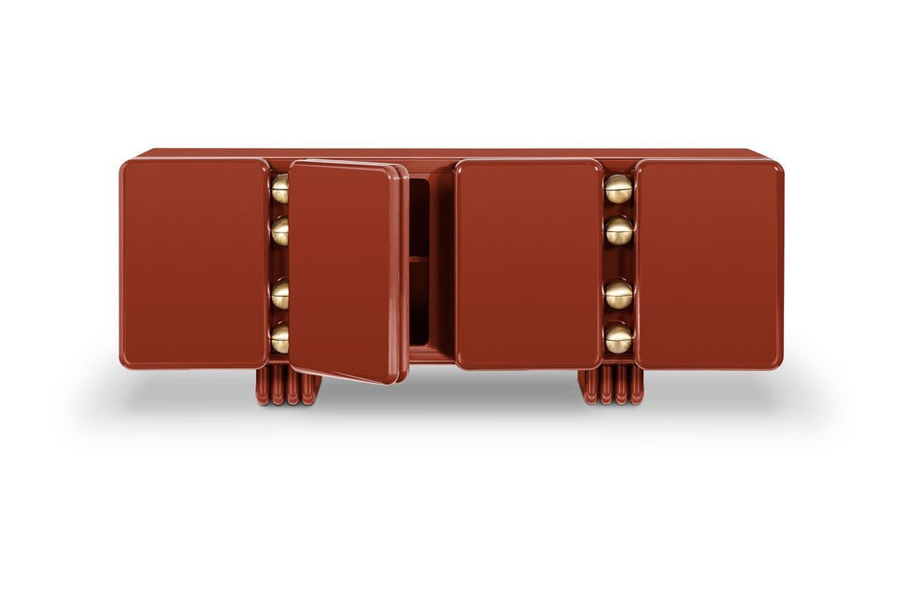 Monolithic sideboard