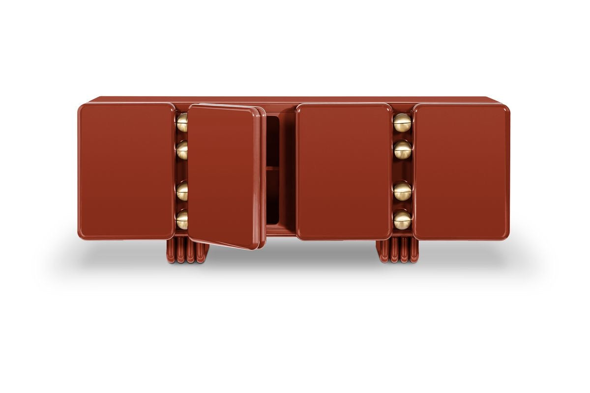 Monolithic sideboard