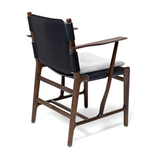 Load image into Gallery viewer, LEVANTE DARK CHAIR WITH ARMRESTS BY MASSIMO CASTAGNA
