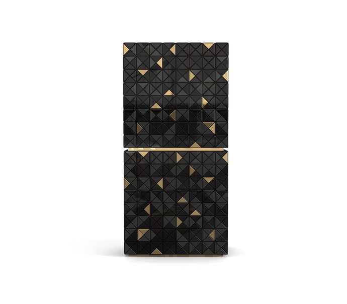 pixel black cabinet