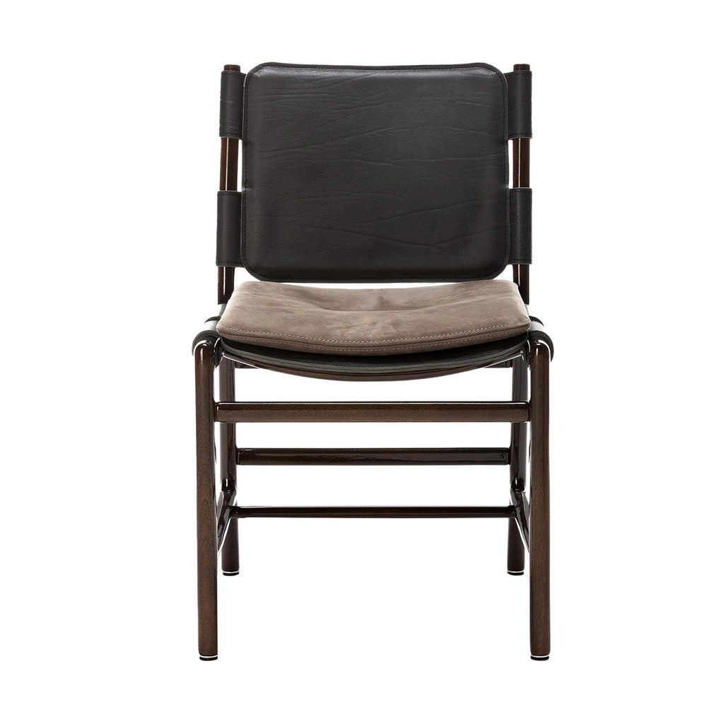 LEVANTE DARK CHAIR WITH ARMRESTS BY MASSIMO CASTAGNA