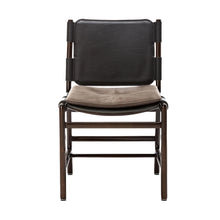 Load image into Gallery viewer, LEVANTE DARK CHAIR WITH ARMRESTS BY MASSIMO CASTAGNA