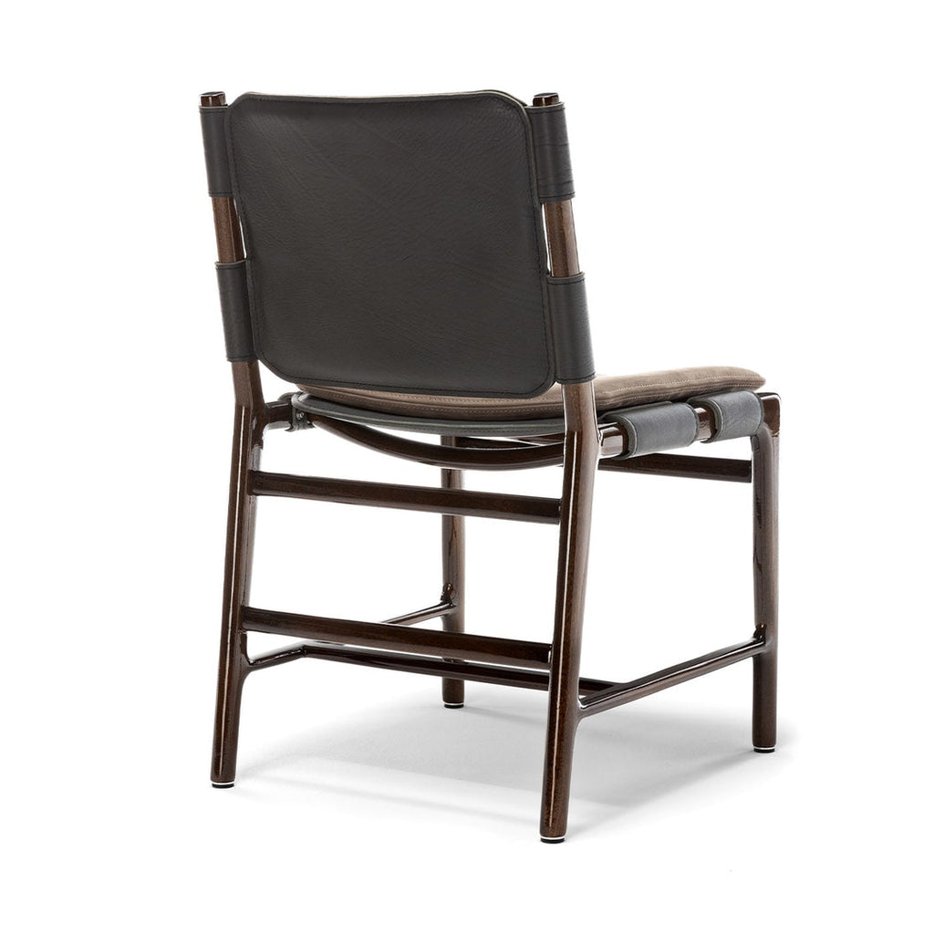 LEVANTE DARK CHAIR WITH ARMRESTS BY MASSIMO CASTAGNA