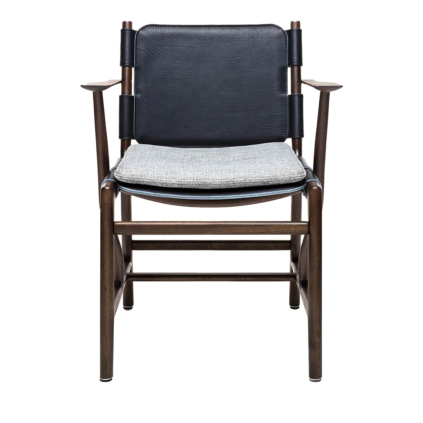 LEVANTE DARK CHAIR WITH ARMRESTS BY MASSIMO CASTAGNA