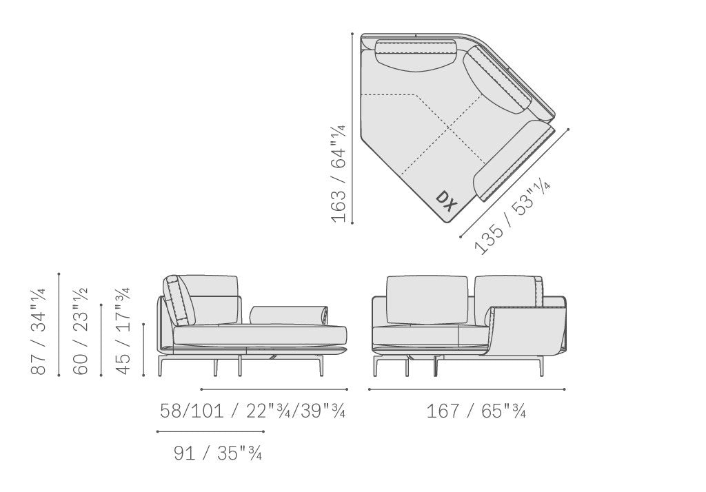 Sectional sofa get back
