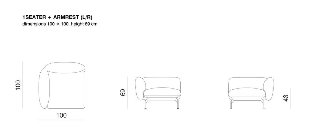 Echo modular sofa